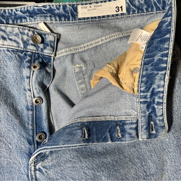 Rag & Bone Piper Low-Rise Straight Jeans Size 31 - Picture 8 of 12